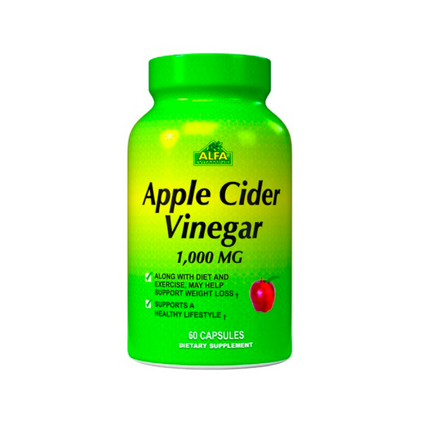 Alfa Vitamins Apple Cider Vinegar 1000 MG Capsules