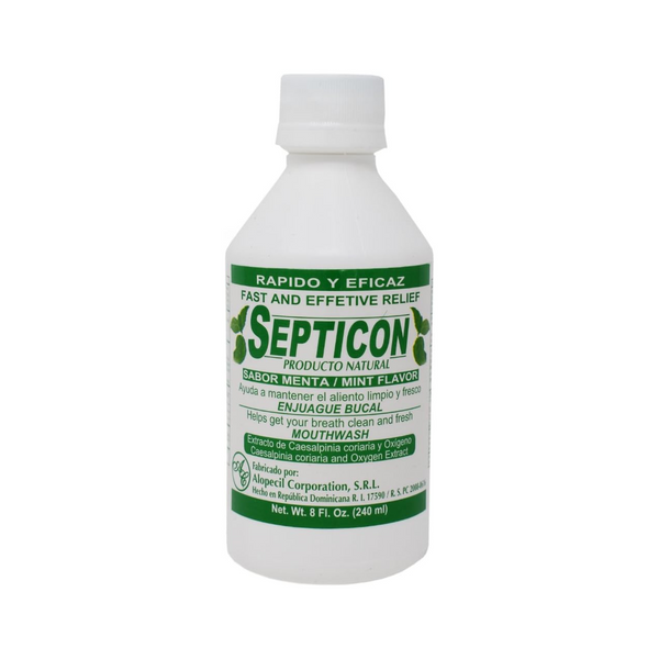 Alopecil Septicon Mint Mouthwash 8 oz (Green)