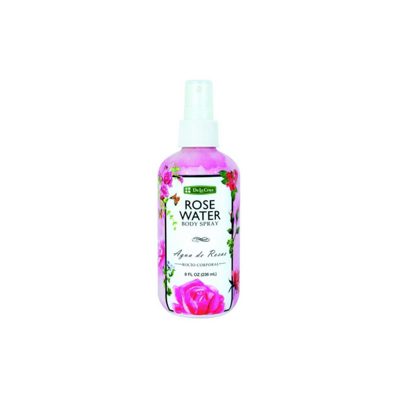 De La Cruz Agua De Rosas Spray 8 oz