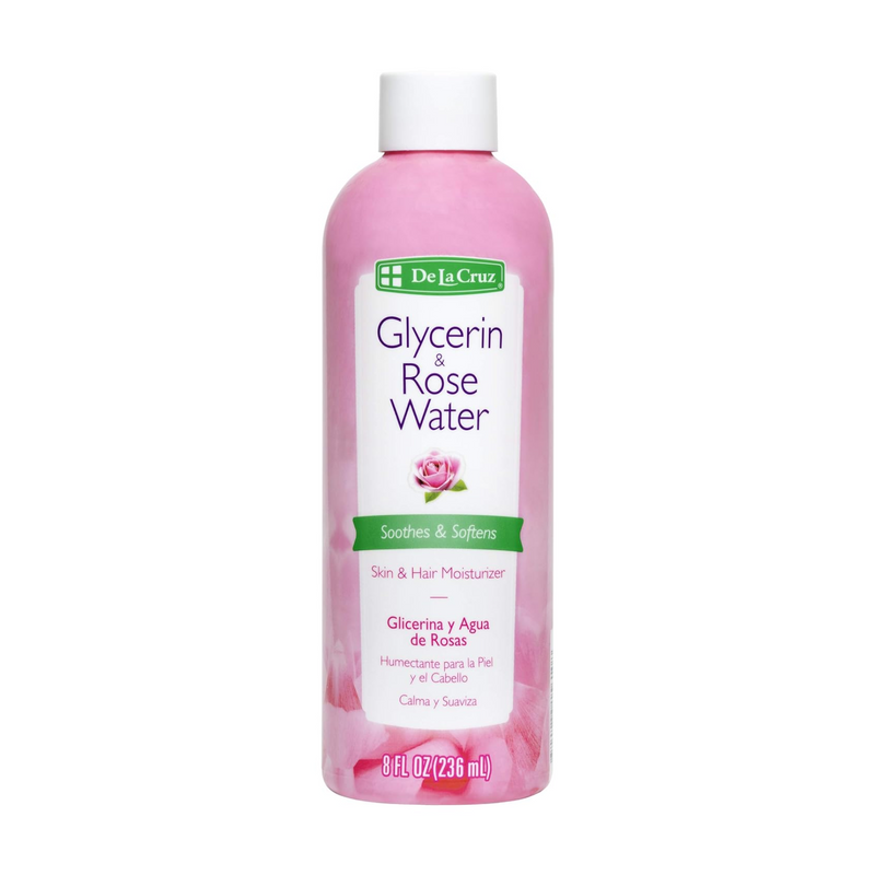 De La Cruz Glycerin & Rose Water Lotion 8 oz