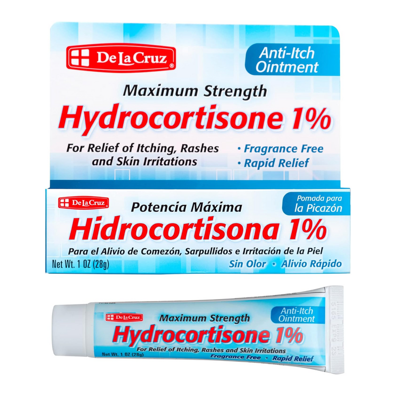 De La Cruz Hydrocortisone Cream 1 oz