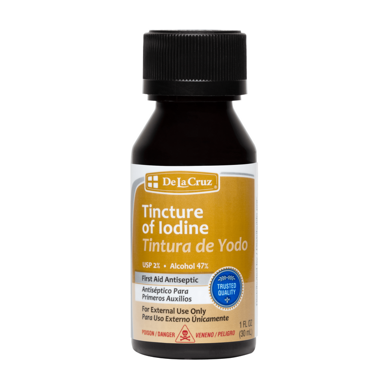 De La Cruz Tincture of Iodine 1 oz