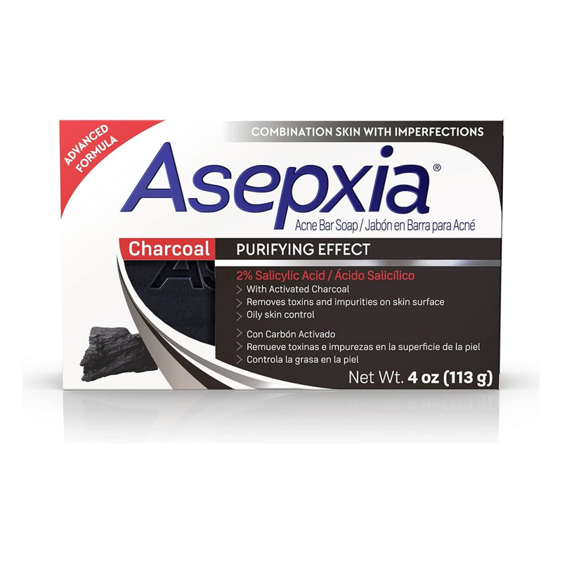 GenomaLab Asepxia Charcoal Soap 4 oz