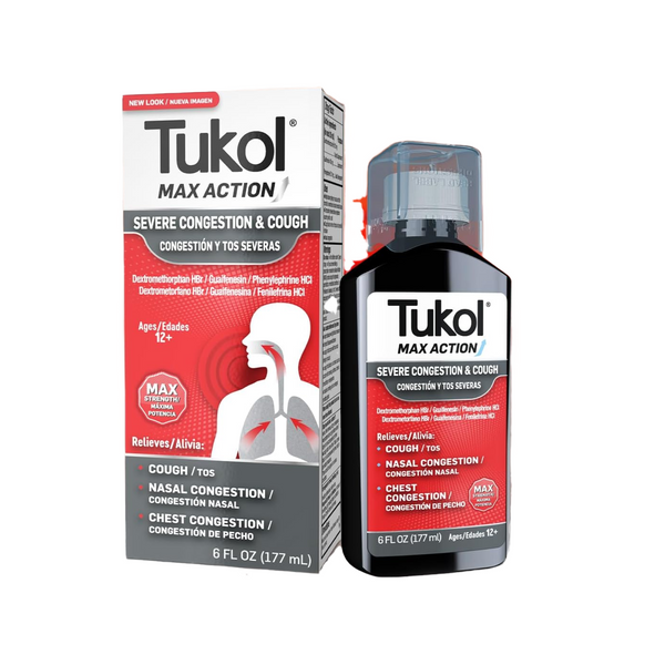 GenomaLab Tukol Max Action Severe Congestion & Cough 6 oz