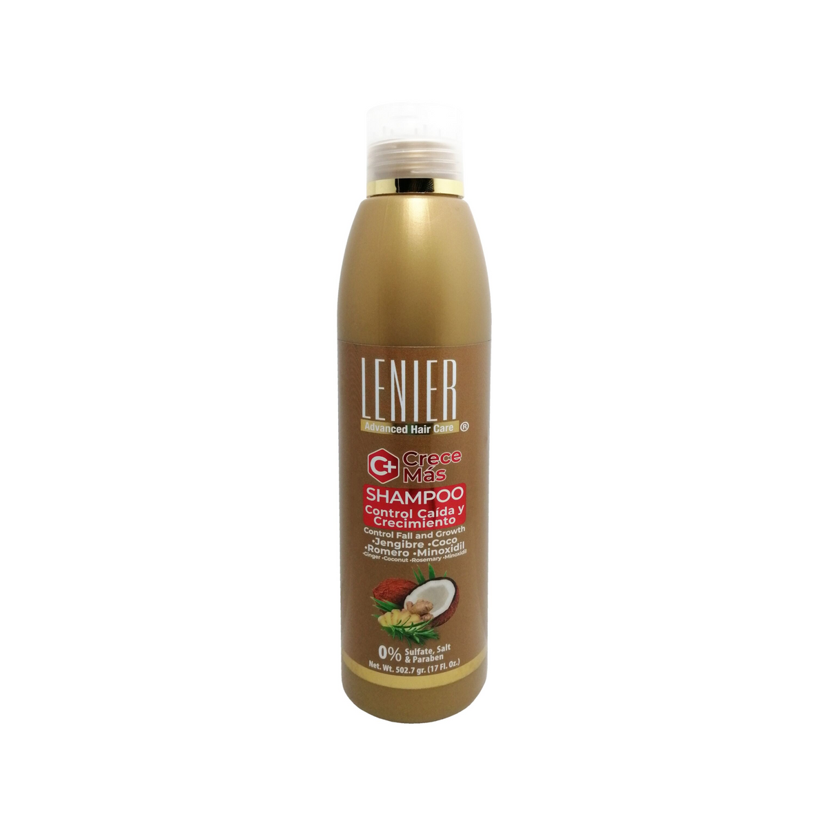 Lenier Crece Mas Shampoo (Sulfate Free) 17 oz