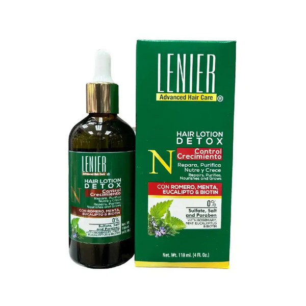 Lenier Detox Hair Drops Lotion 4 oz