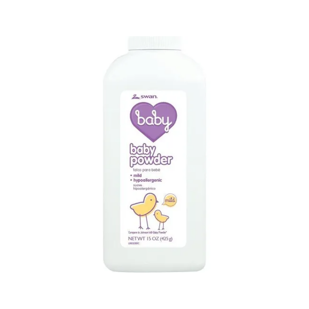Swan Baby Powder 15 oz