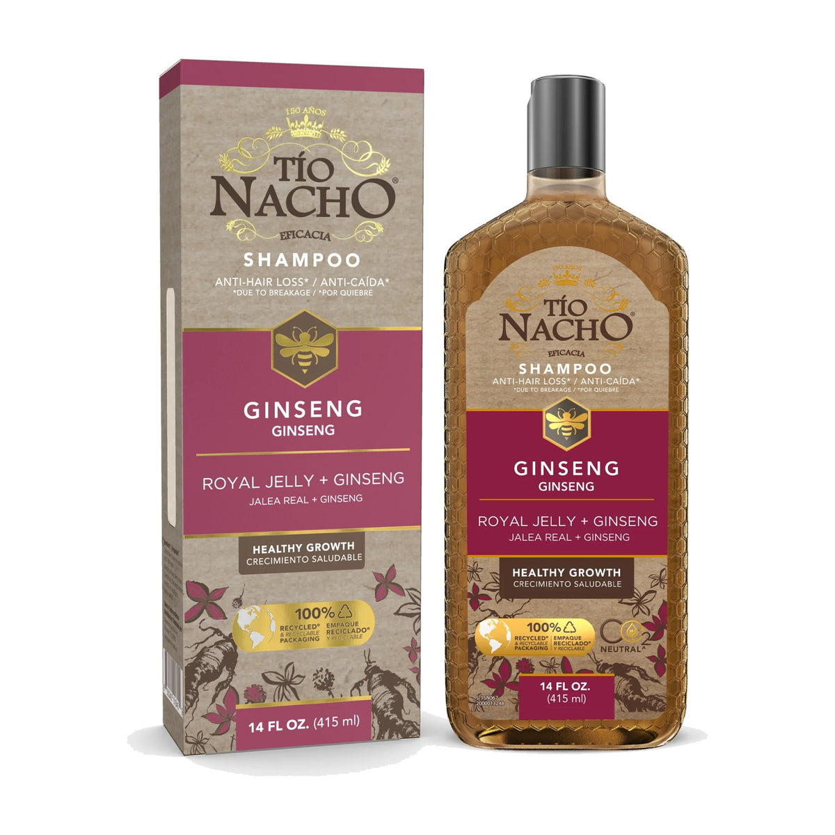 Tio Nacho Ginseng Shampoo 14 oz