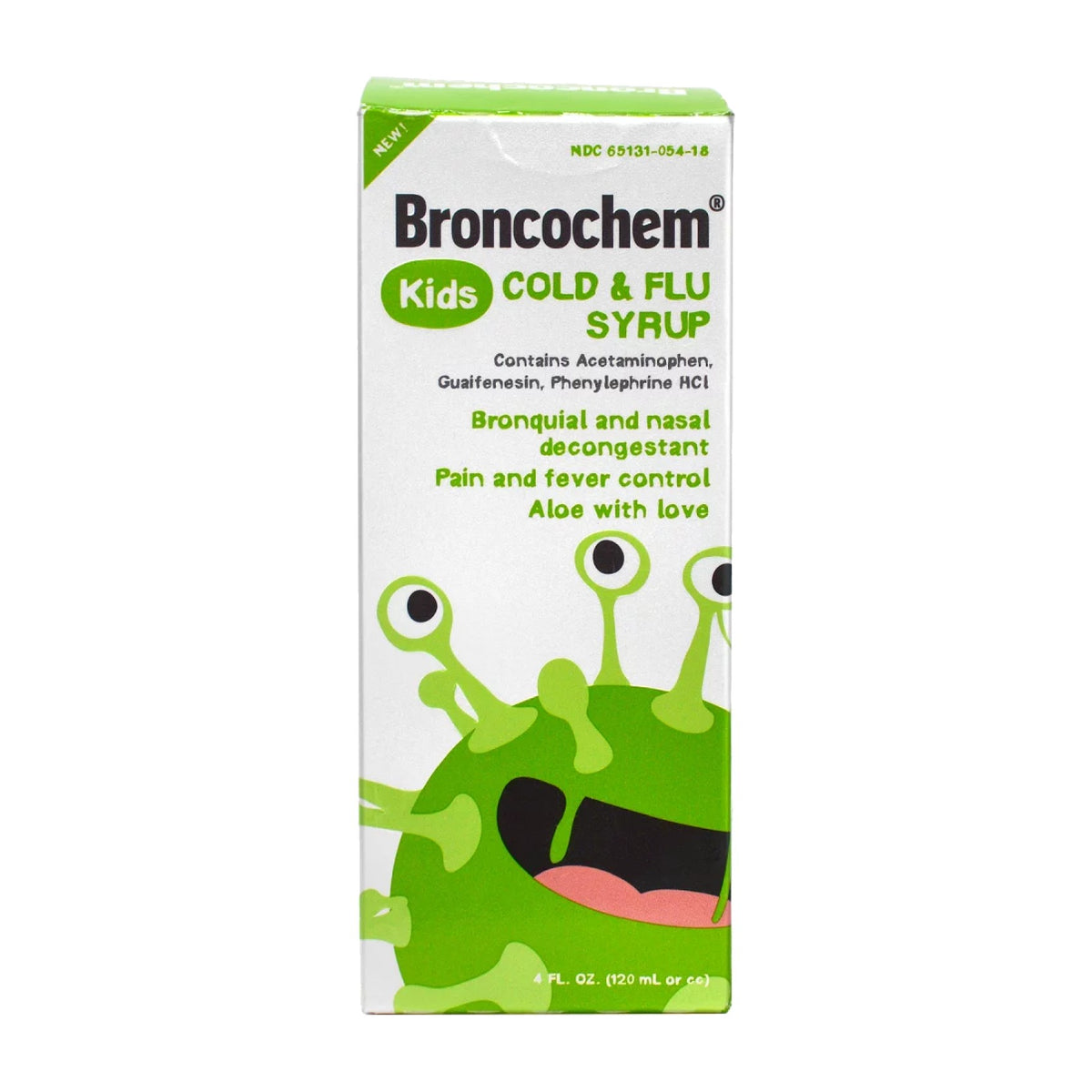 Broncochem Children's Cold & Flu Syrup 4 oz