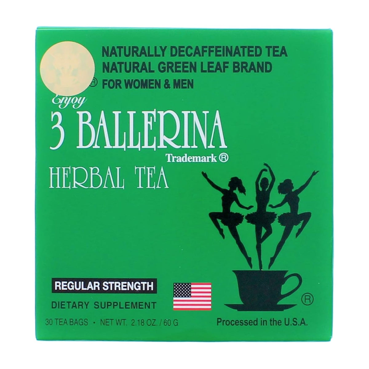 3 Ballerina Herbal Tea Dieters 2.18 oz 30 ct