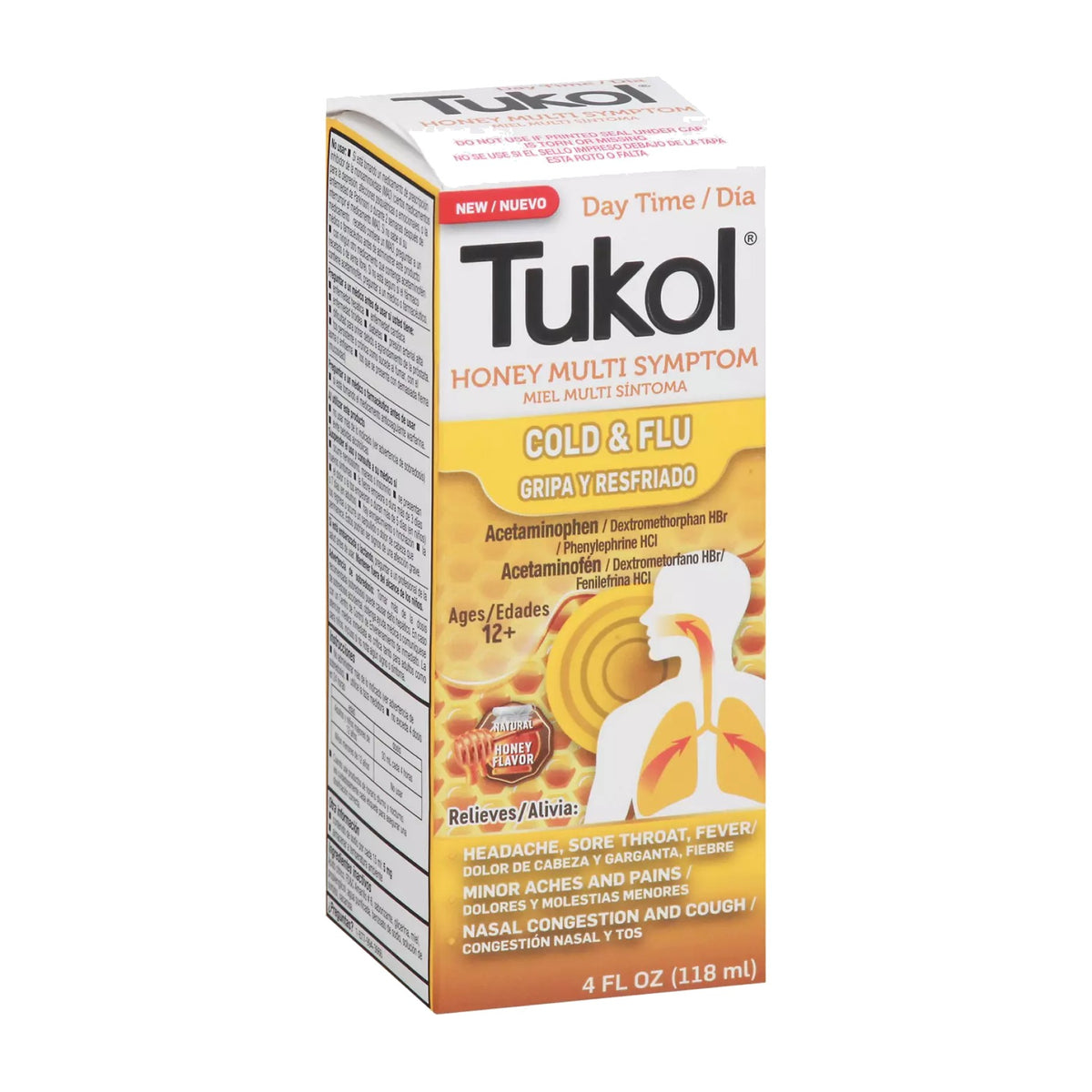Tukol Honey Multisymptom Cold And Flu Day 4 oz