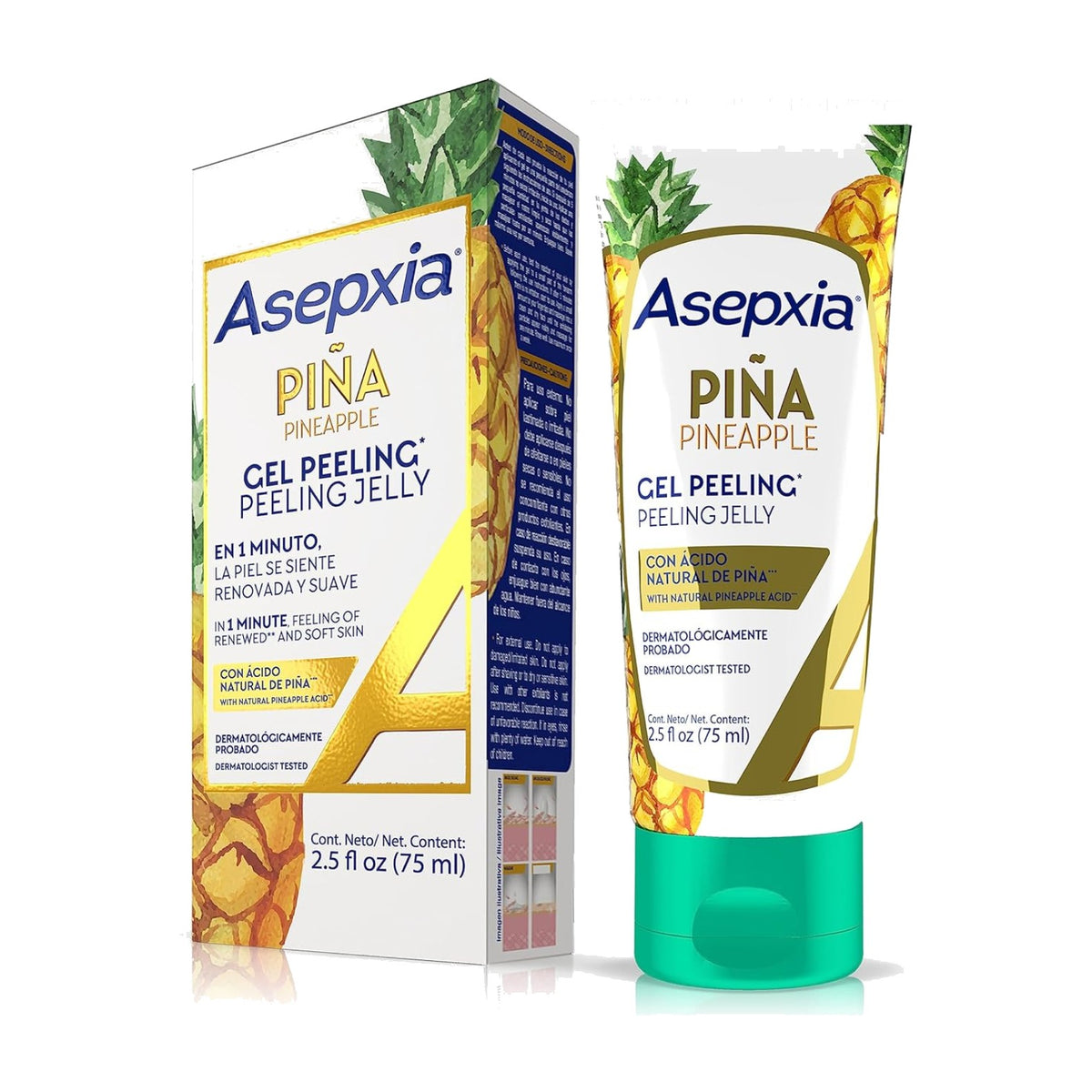 Asepxia Peeling Jelly Pineapple & Agave 2.5 oz