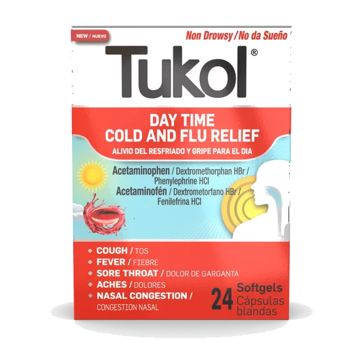 Tukol Day Time Cold And Flu 24 ct