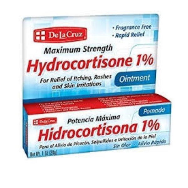 De La Cruz Hydrocortisone Cream 1 oz