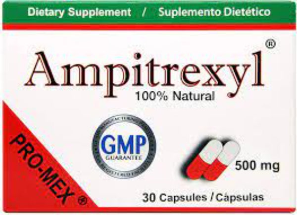 Ampitrexyl 500 mg 30 Capsules