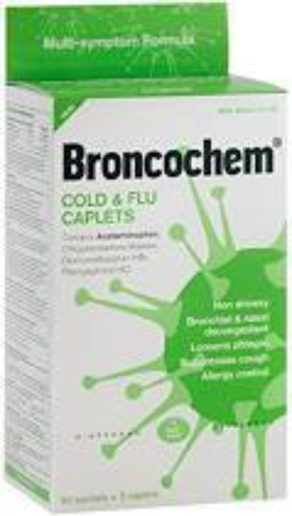 Broncochem Cold & Flu Display (Green)