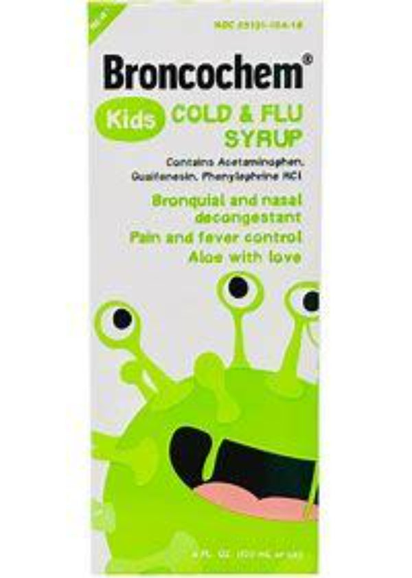 Broncochem Children Cold & Flu Syrup 4 oz