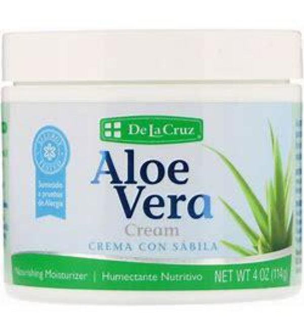 De La Cruz Aloe Vera Cream 4 oz