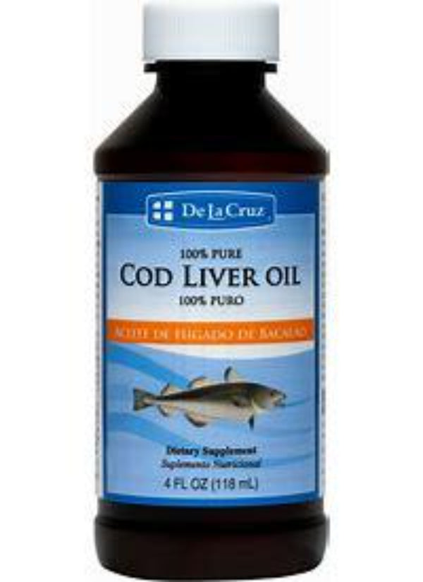De La Cruz Cod Liver Oil 4 oz