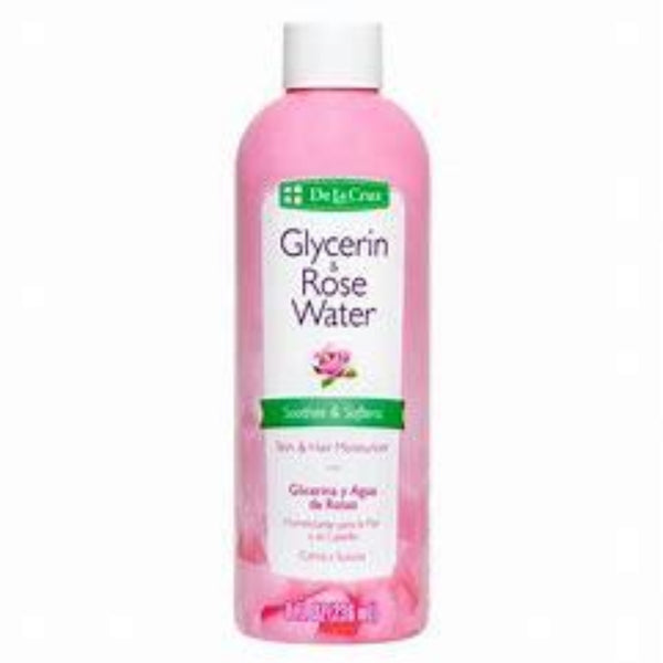 De La Cruz Glycerin & Rose Water 8 oz