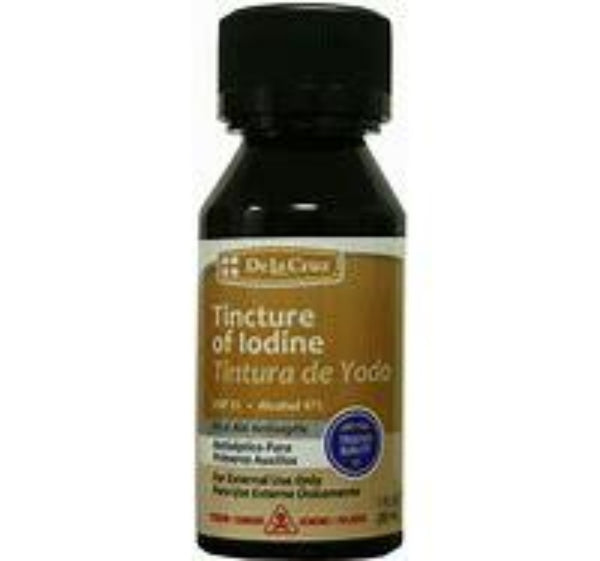 De La Cruz Tincture of Iodine 1 oz