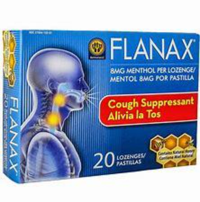 Flanax Cough Suppressant 20 Caps