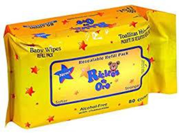 Ricitos Oro Baby Wipes x 80