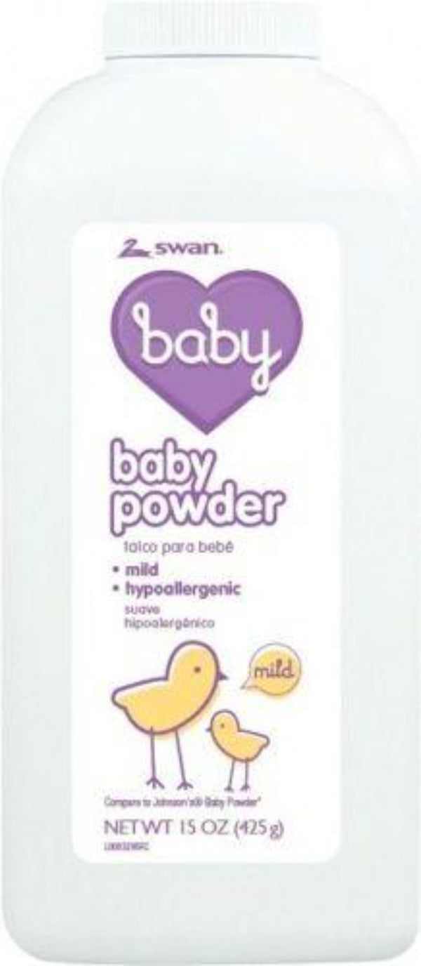 Swan Baby Powder 15 oz