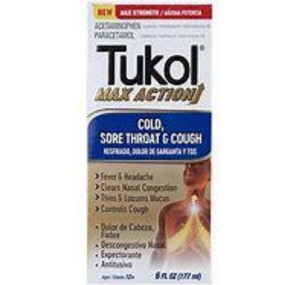 Tukol Max Action Cold, Sore Throat & Cough 6 oz