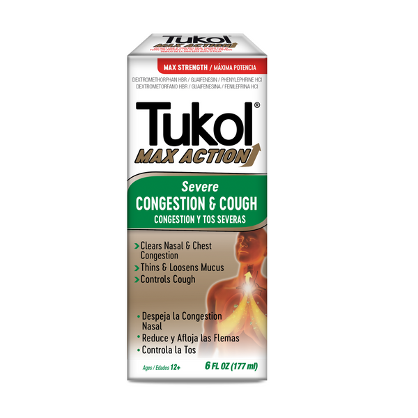 Tukol Max Action Severe Congestion & Cough 6 oz