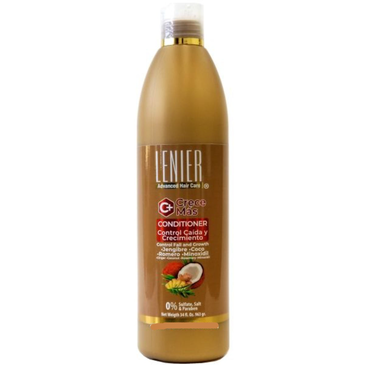 Lenier Crece Mas Conditioner Sulfate Free 34 oz